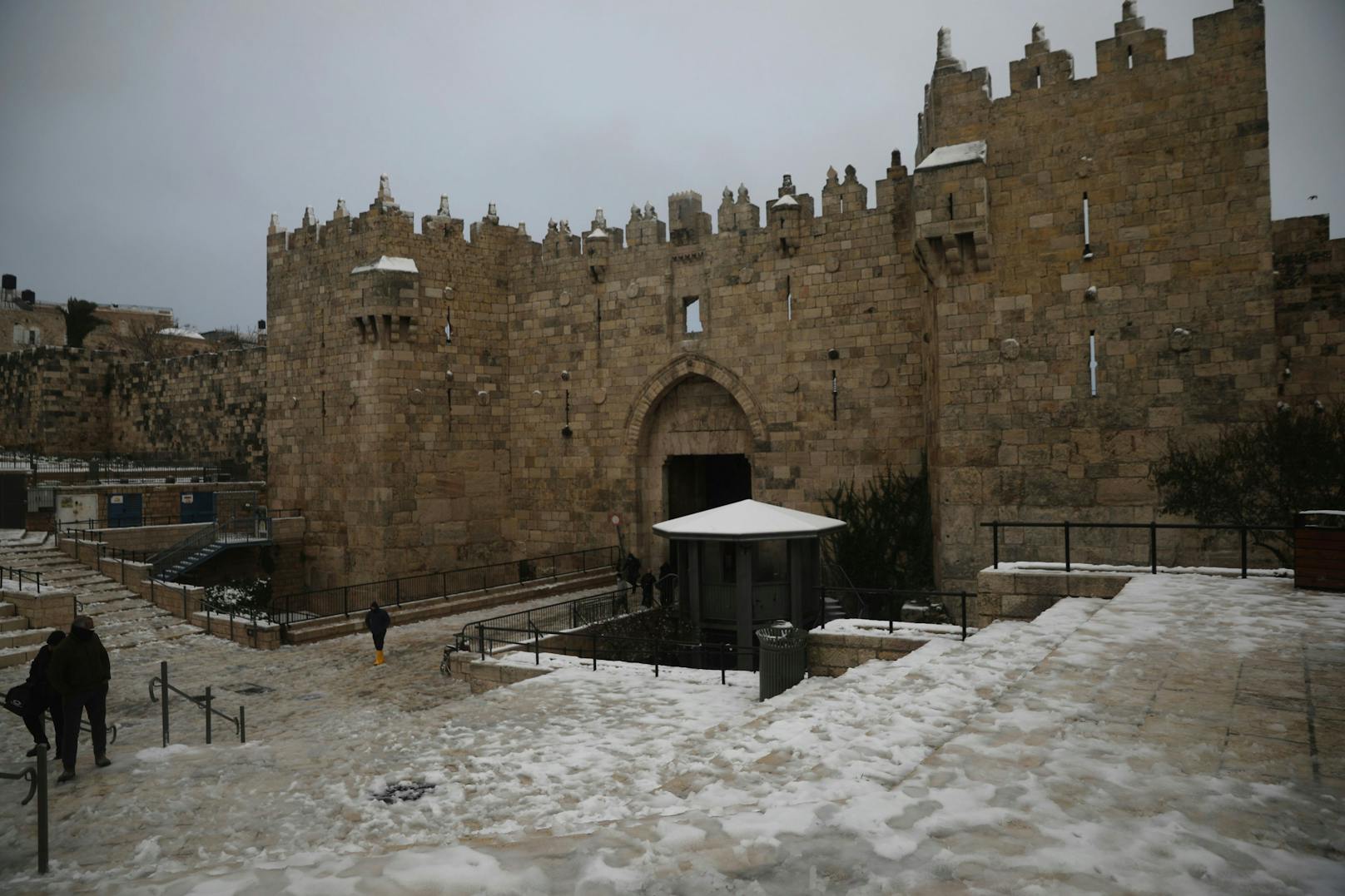Wintereinbruch in Jerusalem