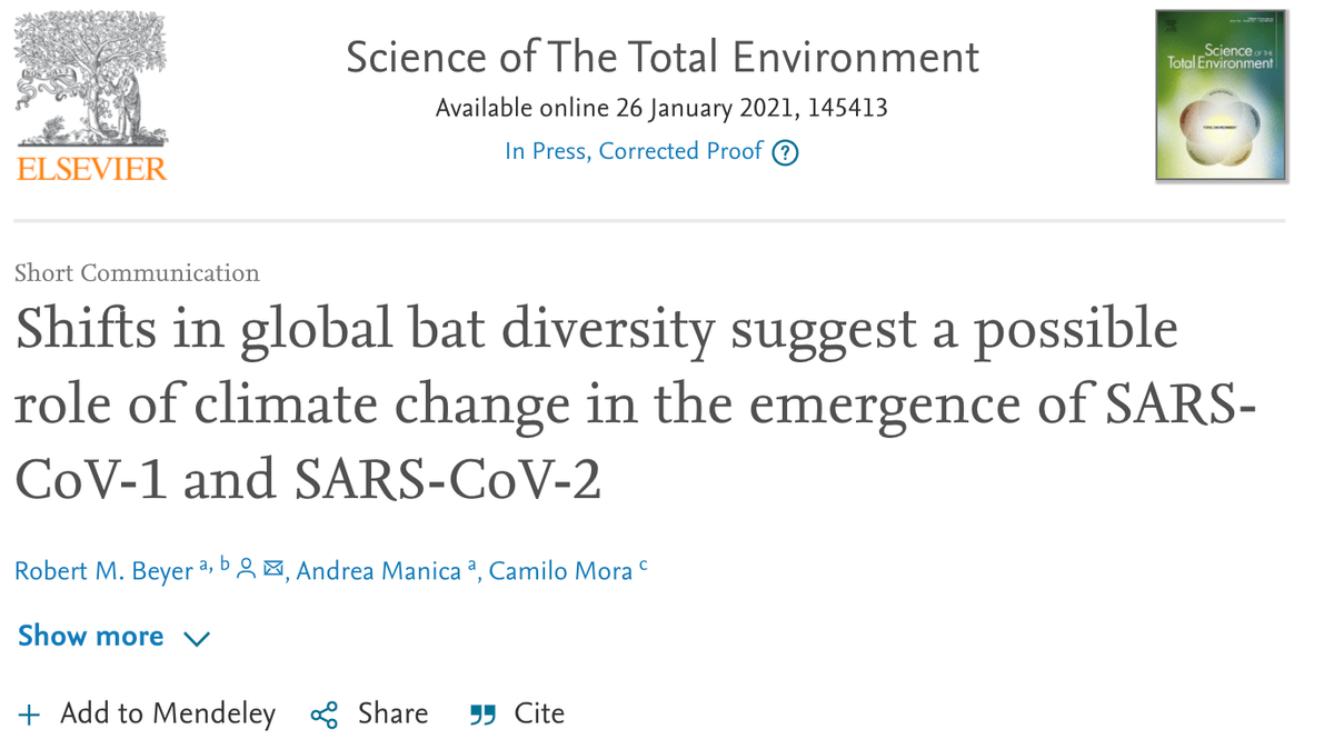 Wie das Team in einer Studie nachgezeichnet hat, haben die klimatischen Veränderungen der letzten 100 Jahre womöglich eine wichtige Rolle bei der Entstehung von Covid-19 gespielt.
