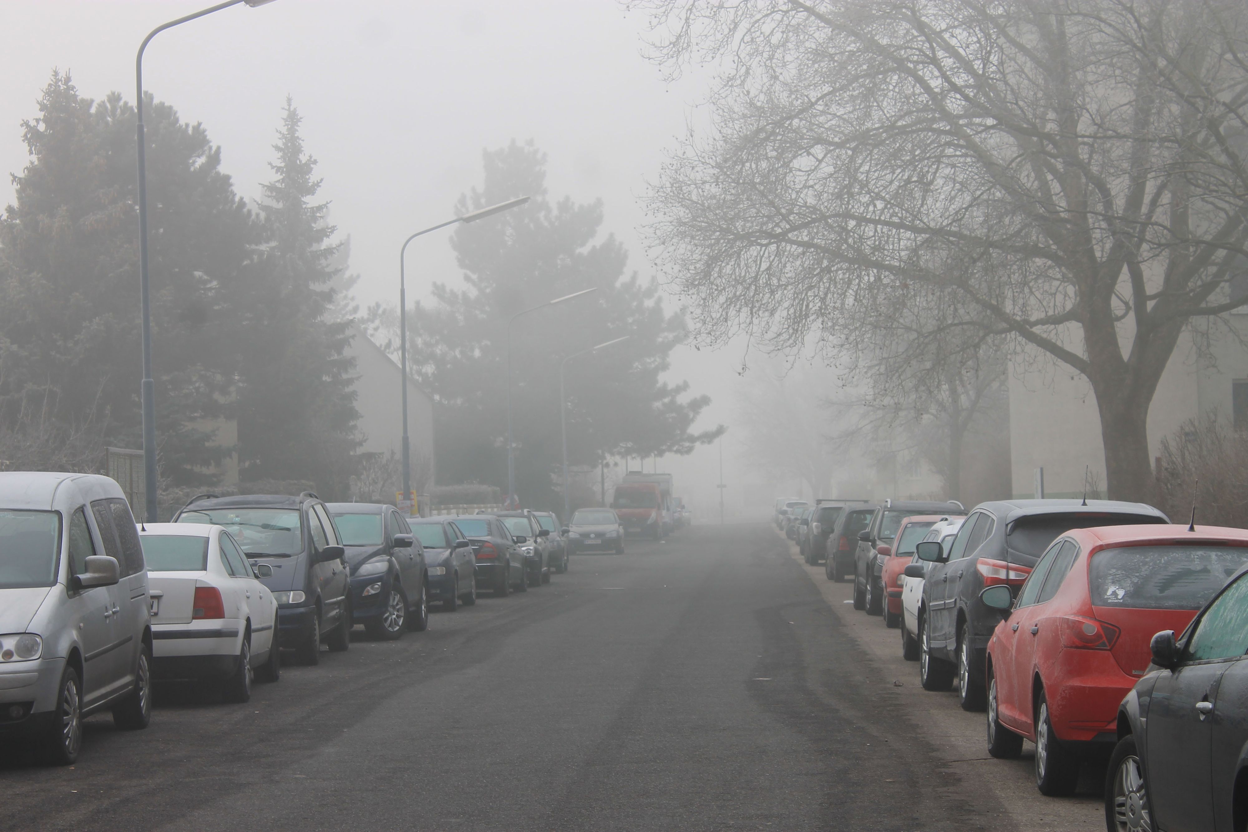 Österreich versinkt im Nebel.