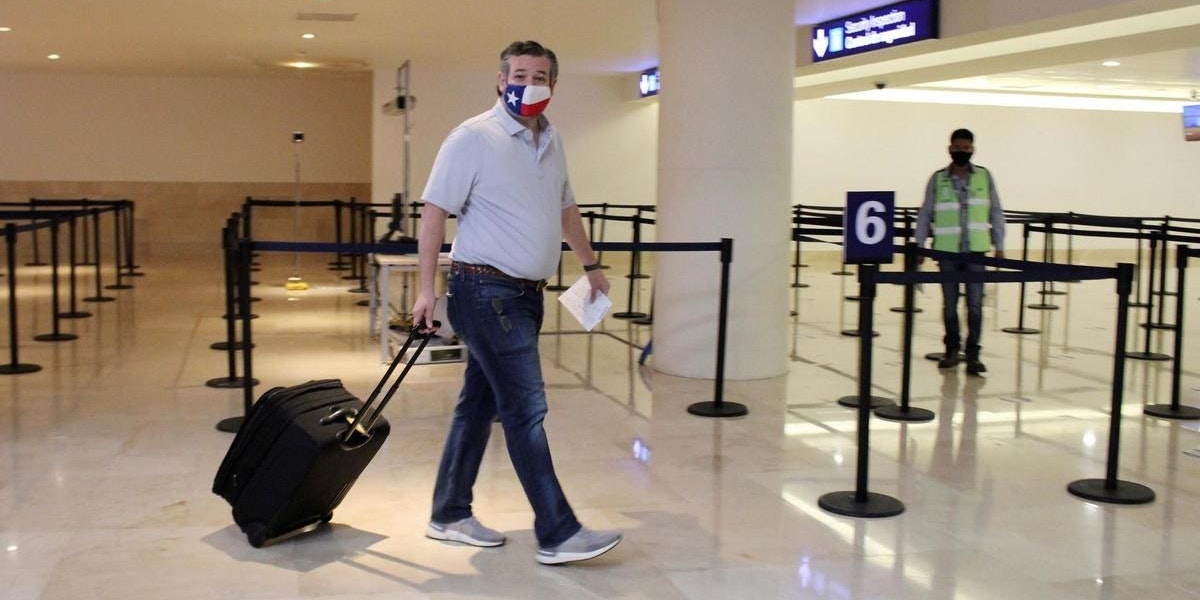 Ted Cruz sorgte mit seinem Abstecher nach Cancun für heftige Kritik.