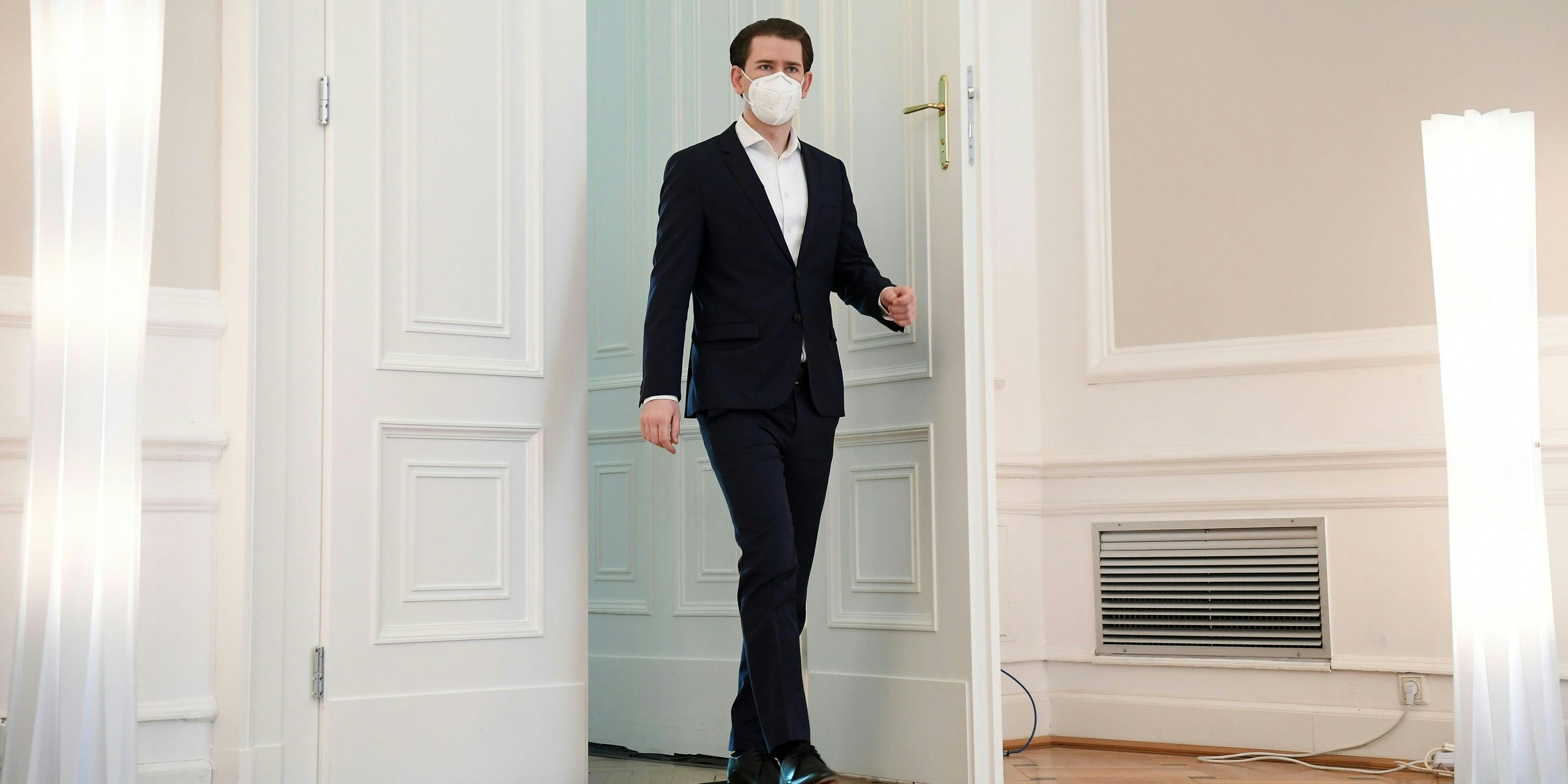 Sebastian Kurz nach dem Gastro-Gipfel