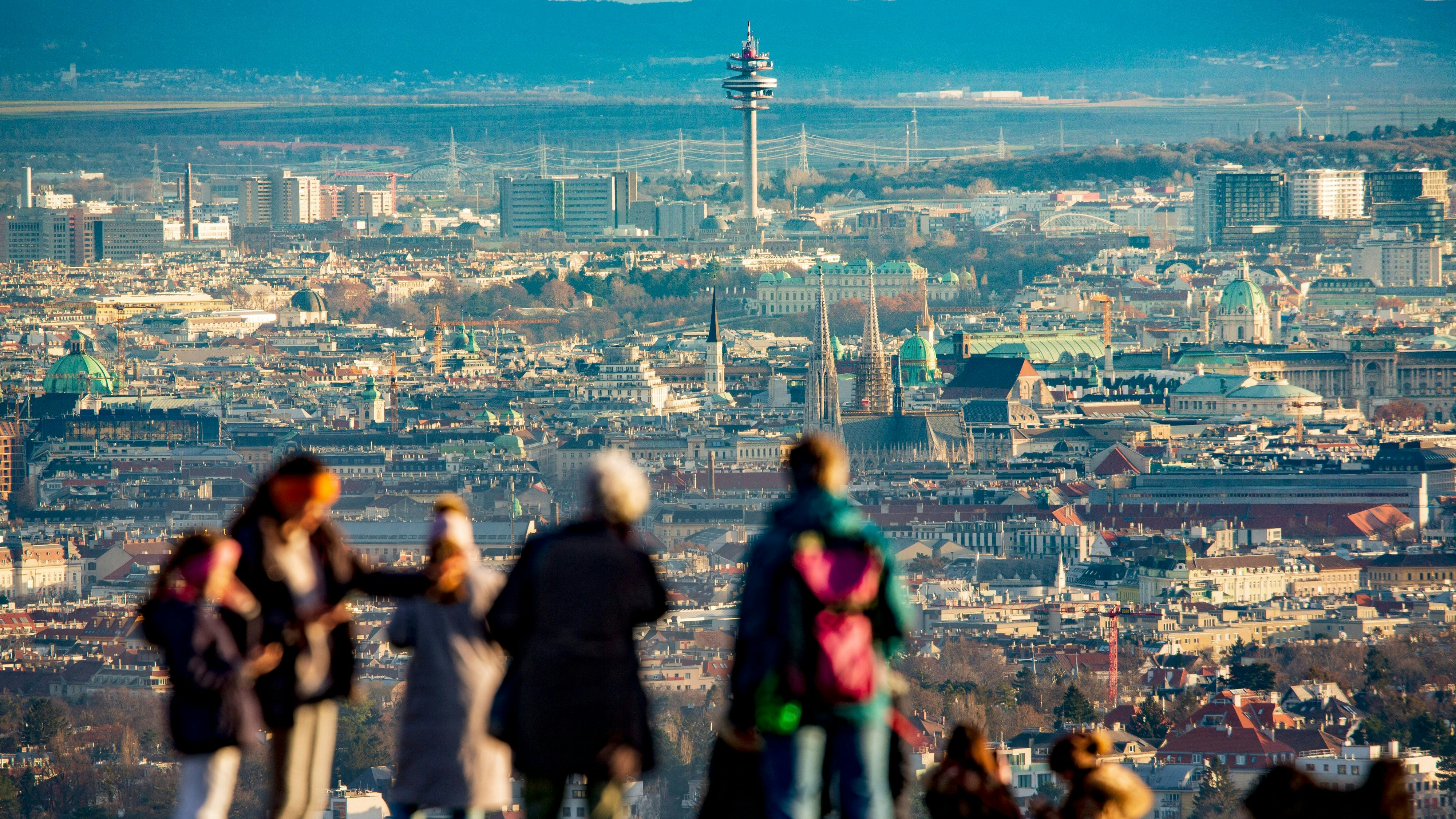 Bei sonnigem Wetter zieht es die Wiener zu Spaziergängen in den Wienerwald.