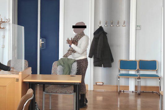 Die 26-Jährige vor Gericht