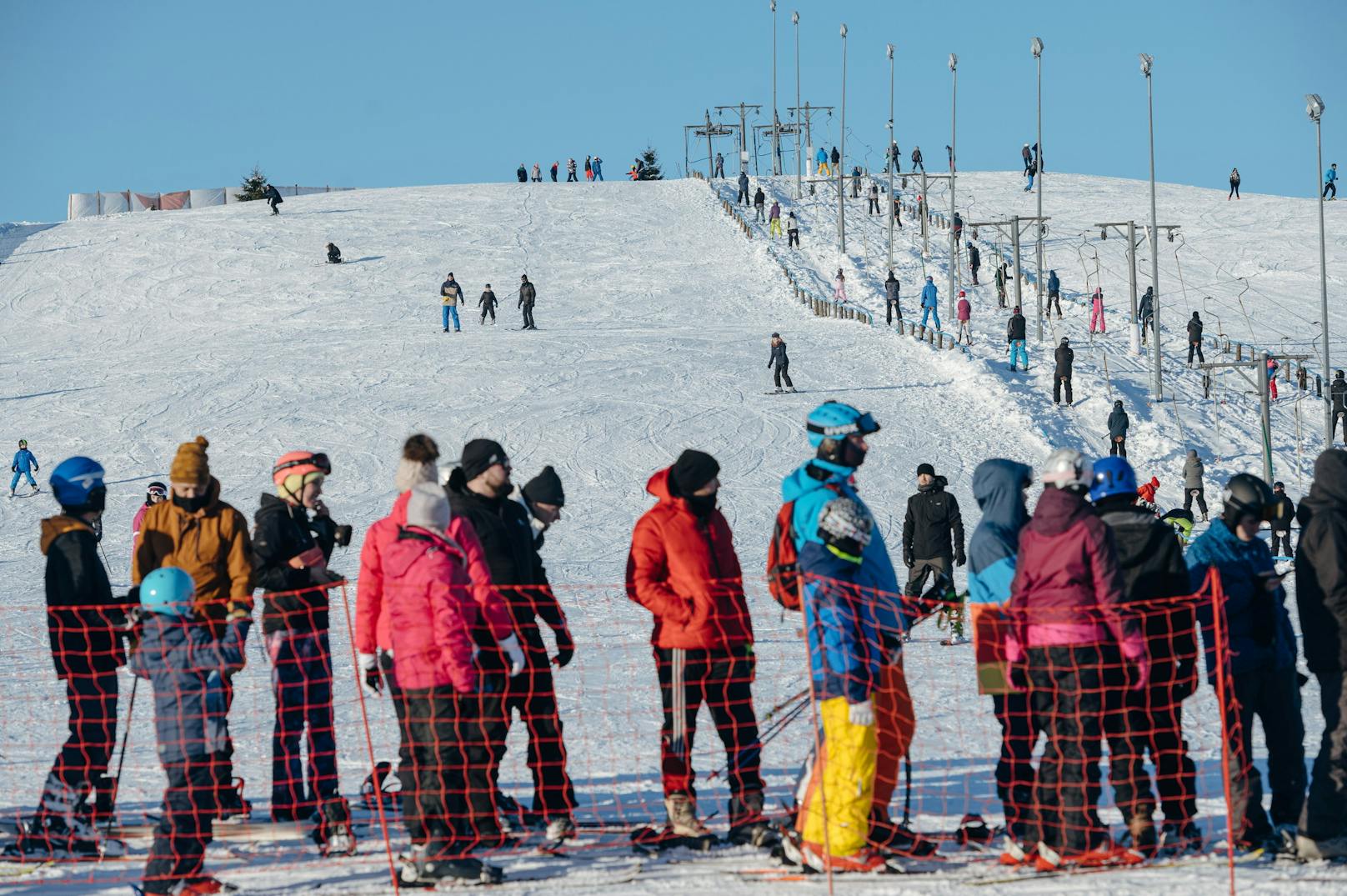 Großer Andrang im polnischen Skigebiet Zakopane