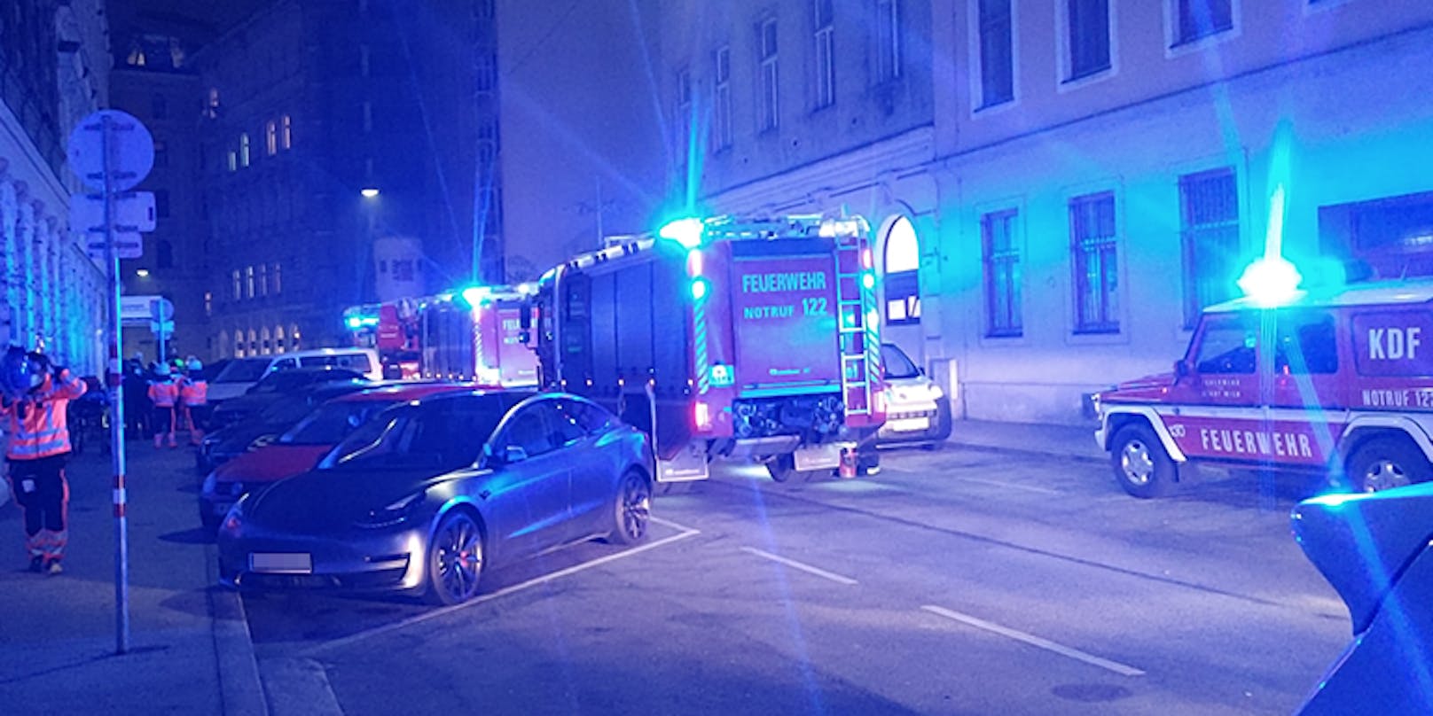 Samstagabend brannte es in einem Wohnheim in Wien-Leopoldstadt