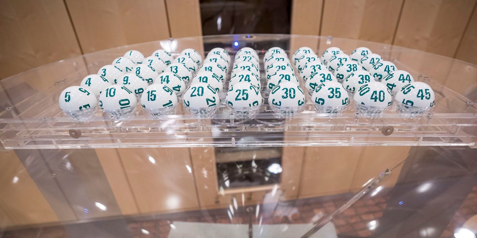 Bei Lotto "6 aus 45" lockte ein Fünffach-Jackpot.