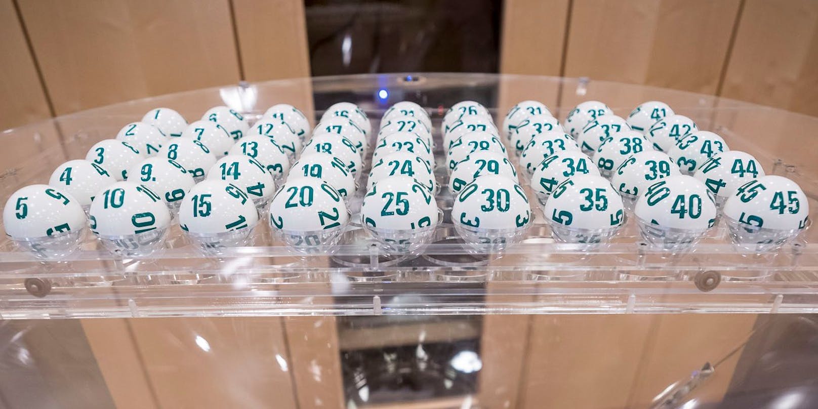 Bei Lotto "6 aus 45" gab es am Sonntag wieder einen Jackpot.
