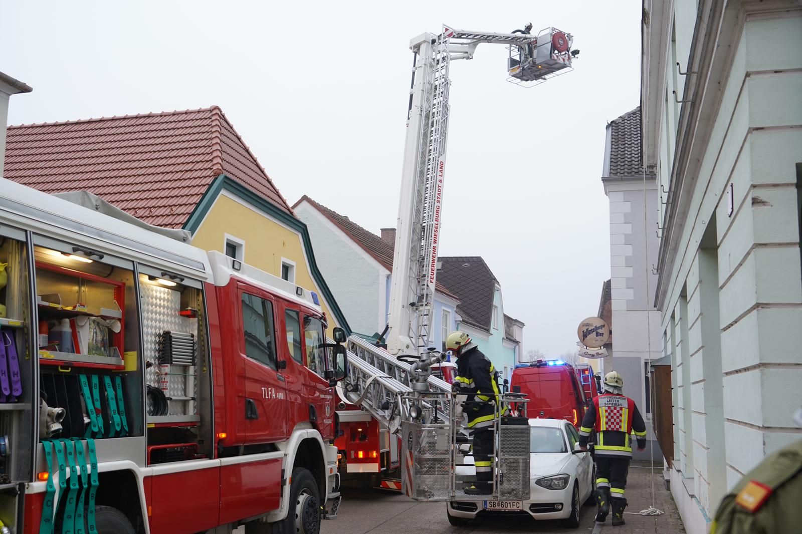 Groß-Einsatz in Purgstall