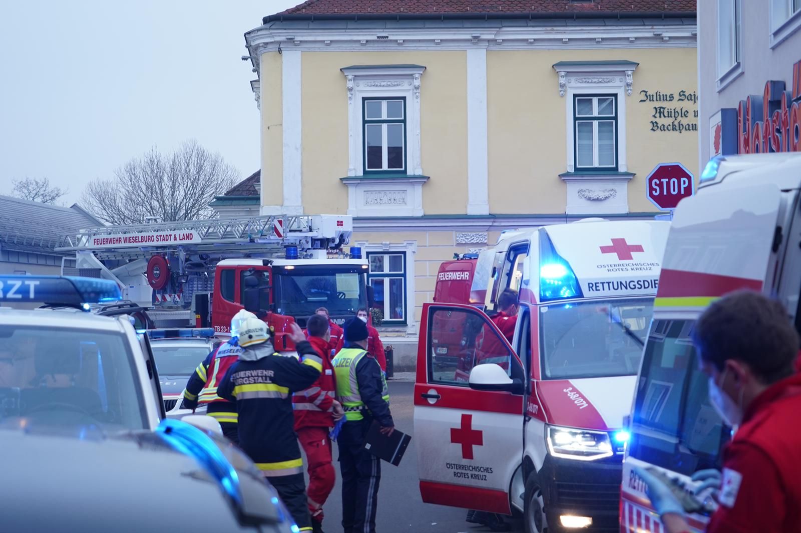 Groß-Einsatz in Purgstall
