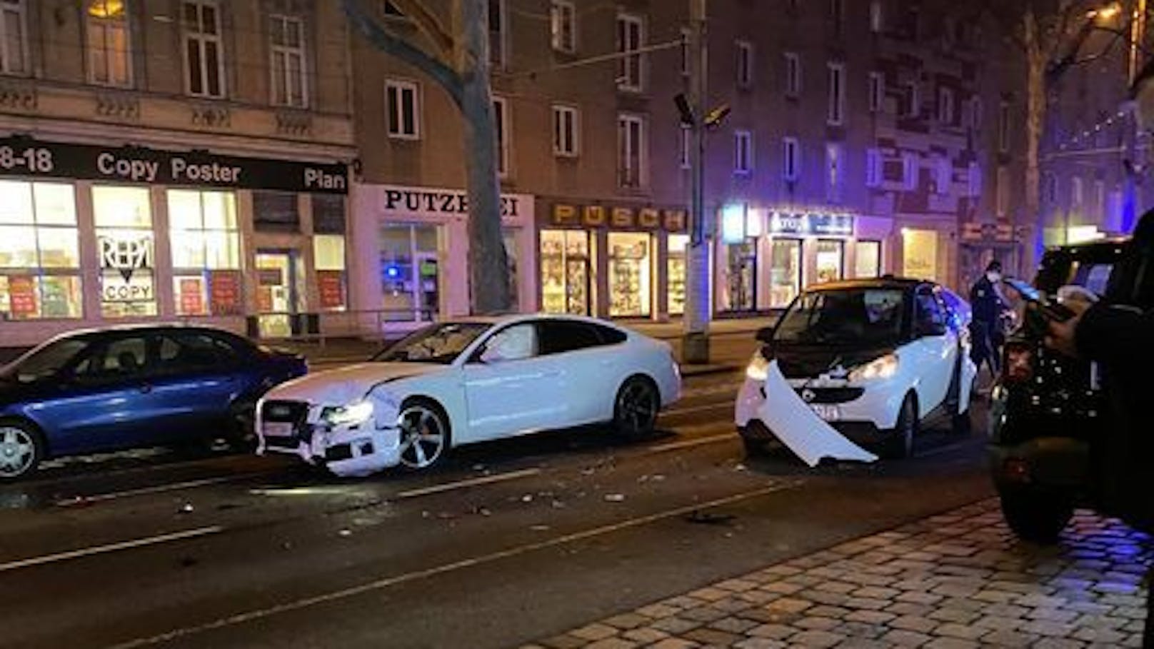 Böser Crash in Wien-Simmering