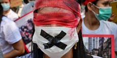 Protest in Myanmar: Zigtausende gegen Militärherrschaft