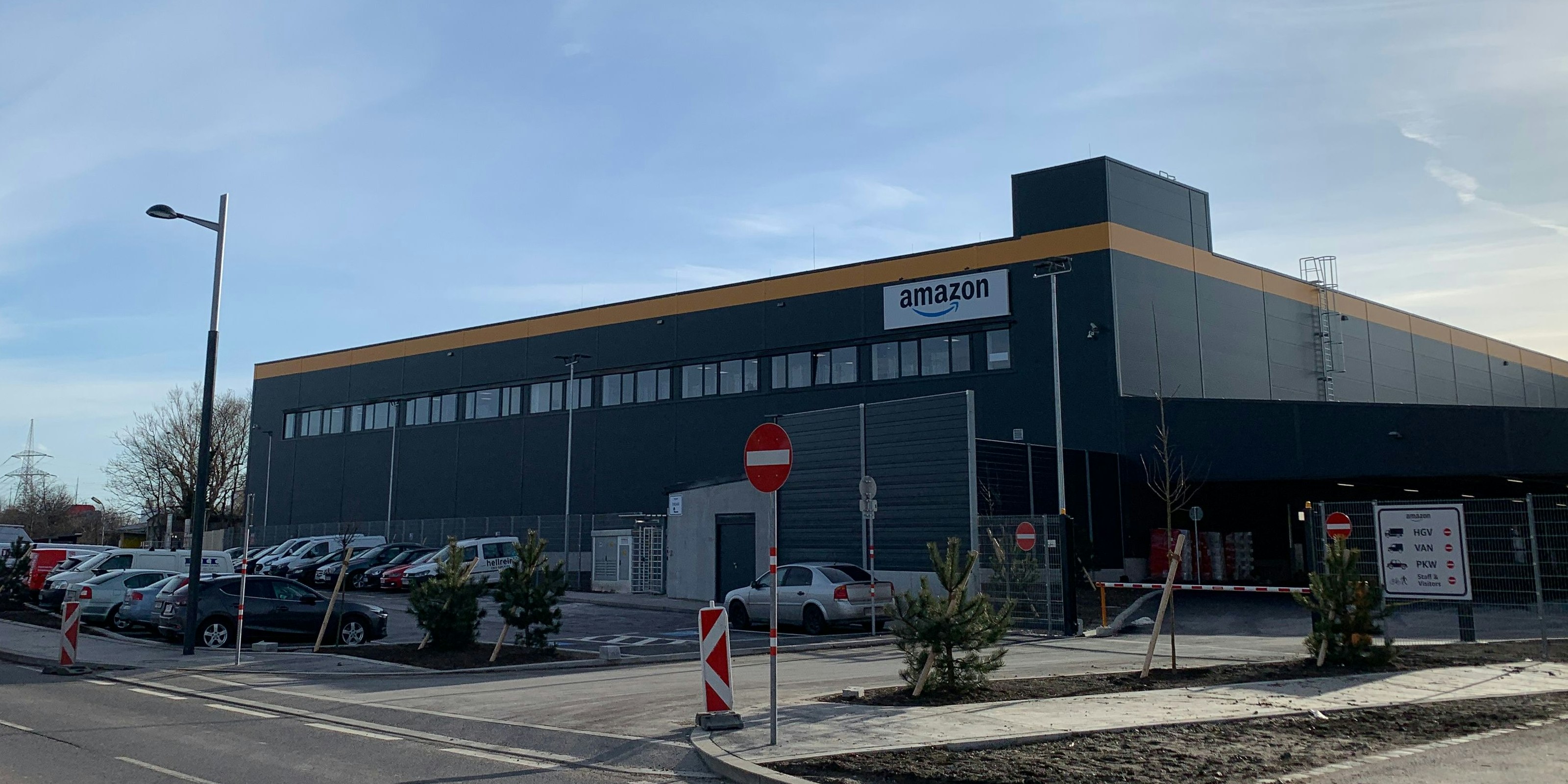 Das neue Verteilzentrum von Amazon in Wien