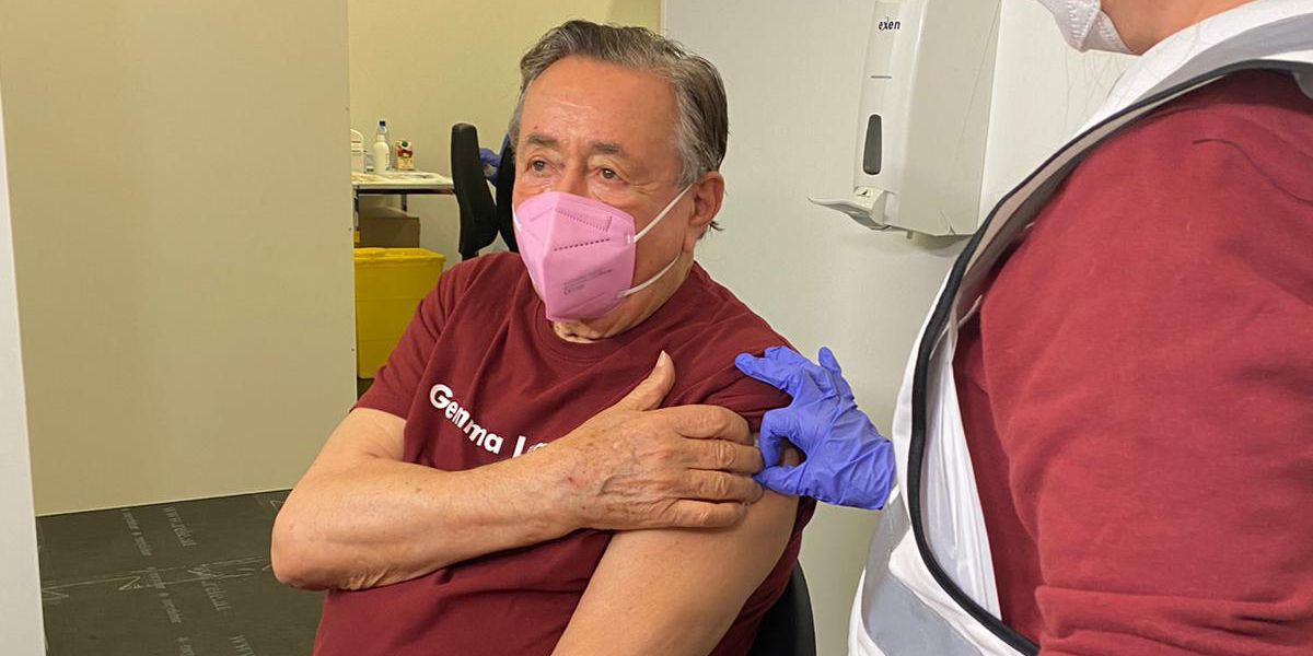 Richard Lugner wurde gegen Corona geimpft