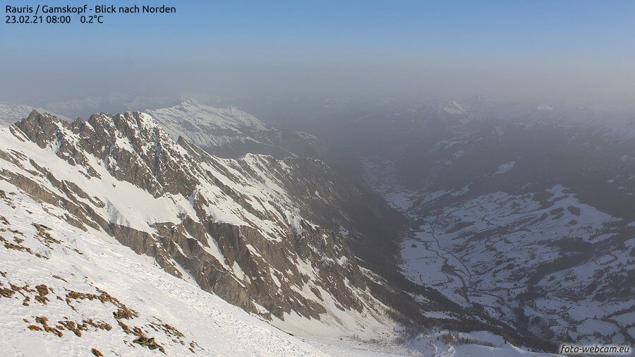 Webcam Rauris heute in der Früh