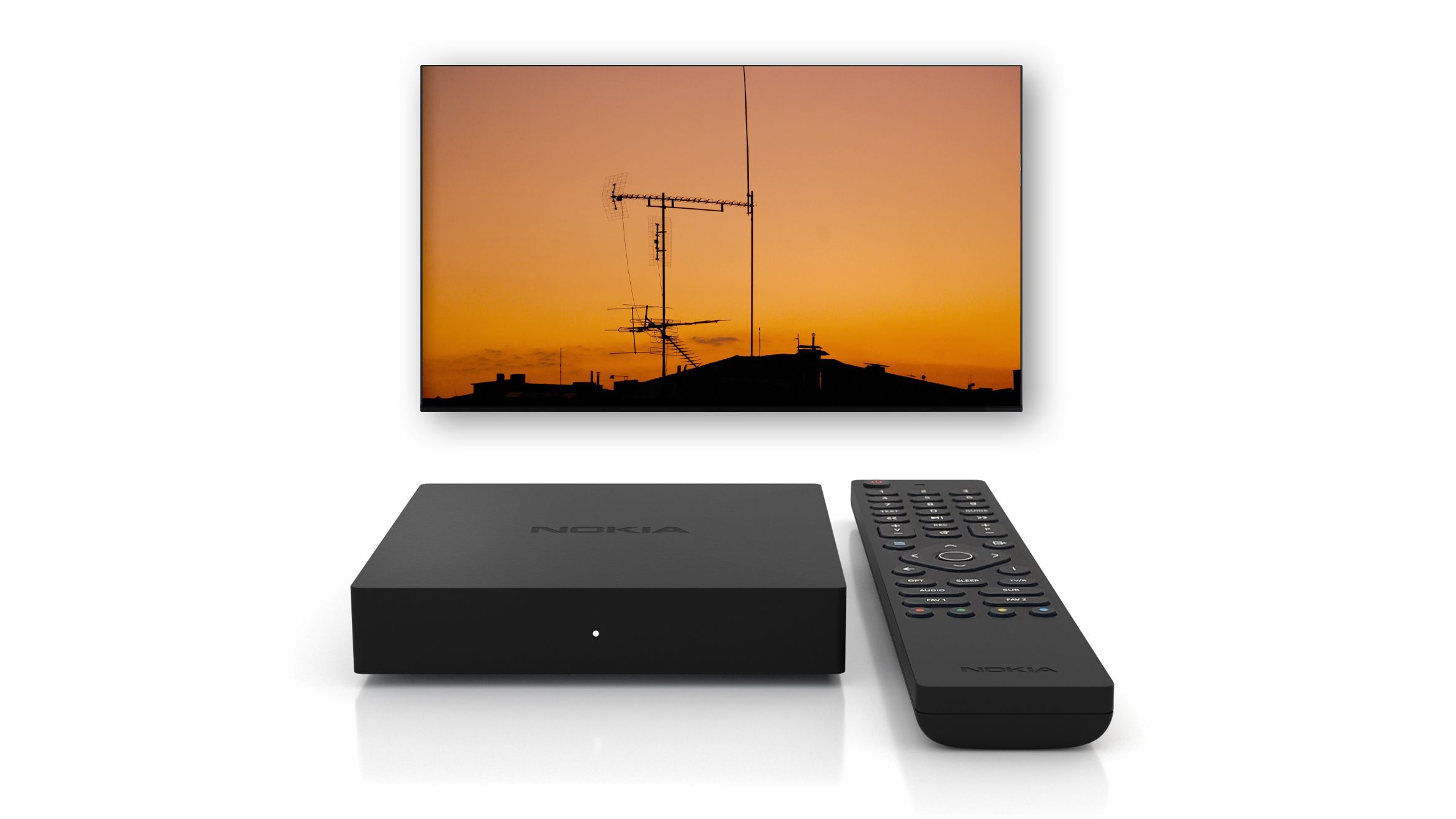 Nokia Terrestrial Receiver 6000 rüstet herkömmliche Fernseher auf den aktuellsten terrestrischen HDTV-Standard.
