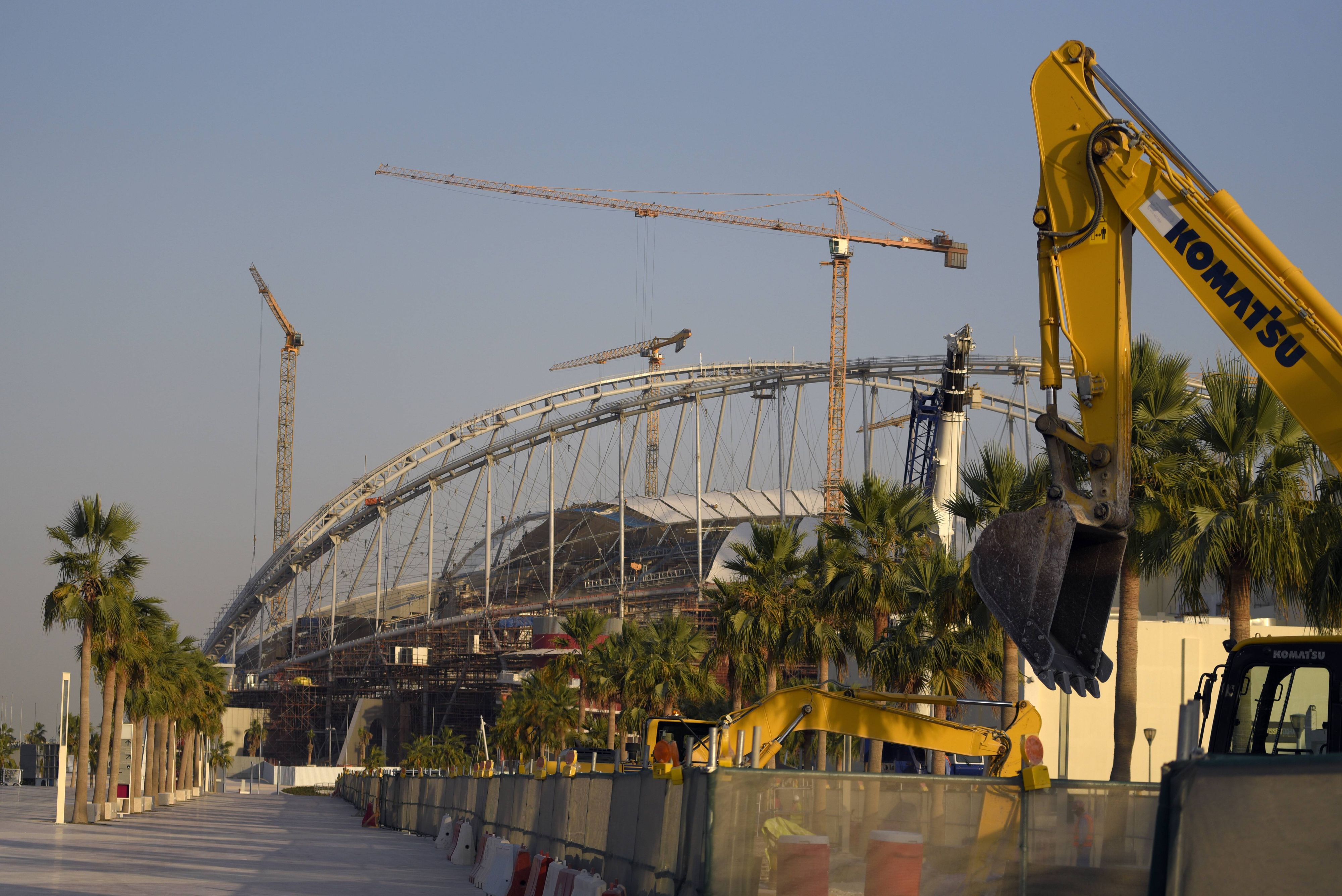 Das Khalifa International WM-Stadion in Katar.