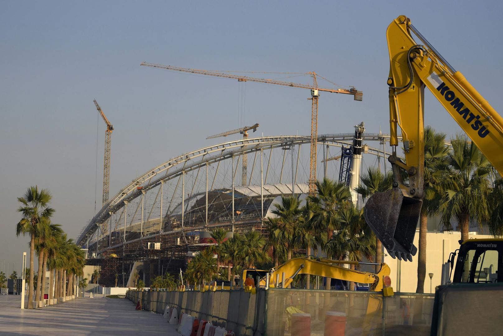 Das Khalifa International WM-Stadion in Katar.