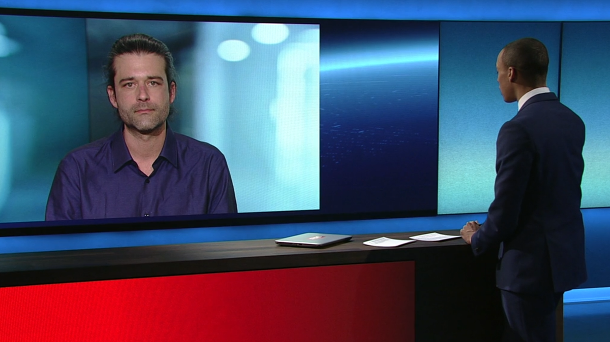 Ramin Nikzad in der "ZIB Nacht" am 22. Februar 2021