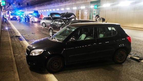 Verkehrsunfall auf der A12 bei Innsbruck.