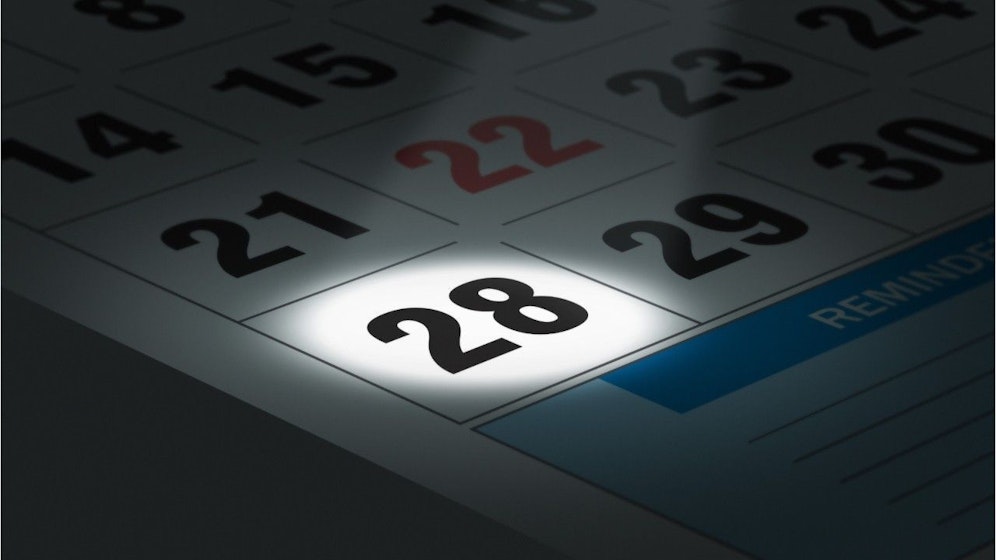 Der 28. ist der letzte Tag im Monat Februar.