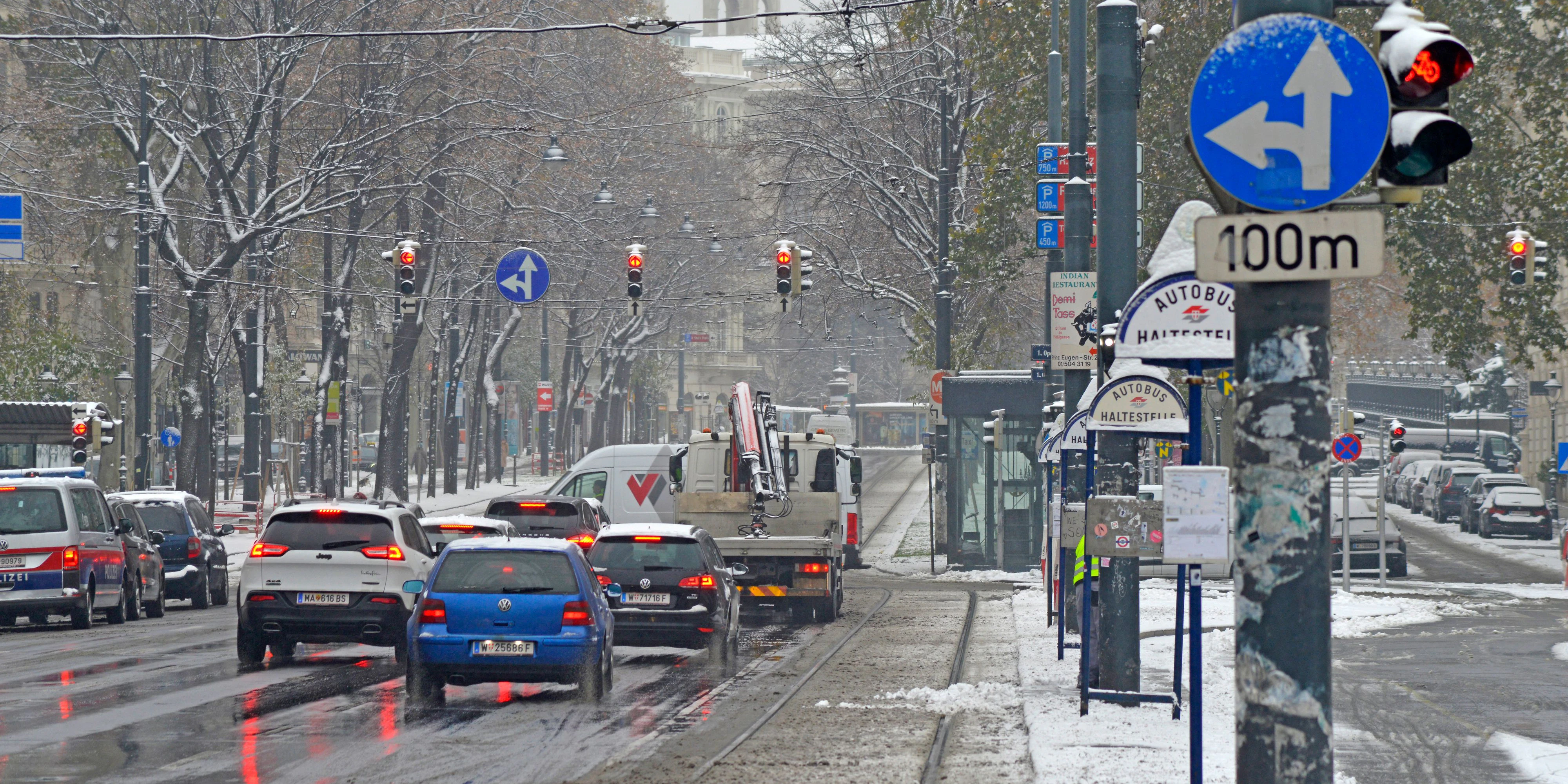 Der Schnee kommt nach Österreich zurück.