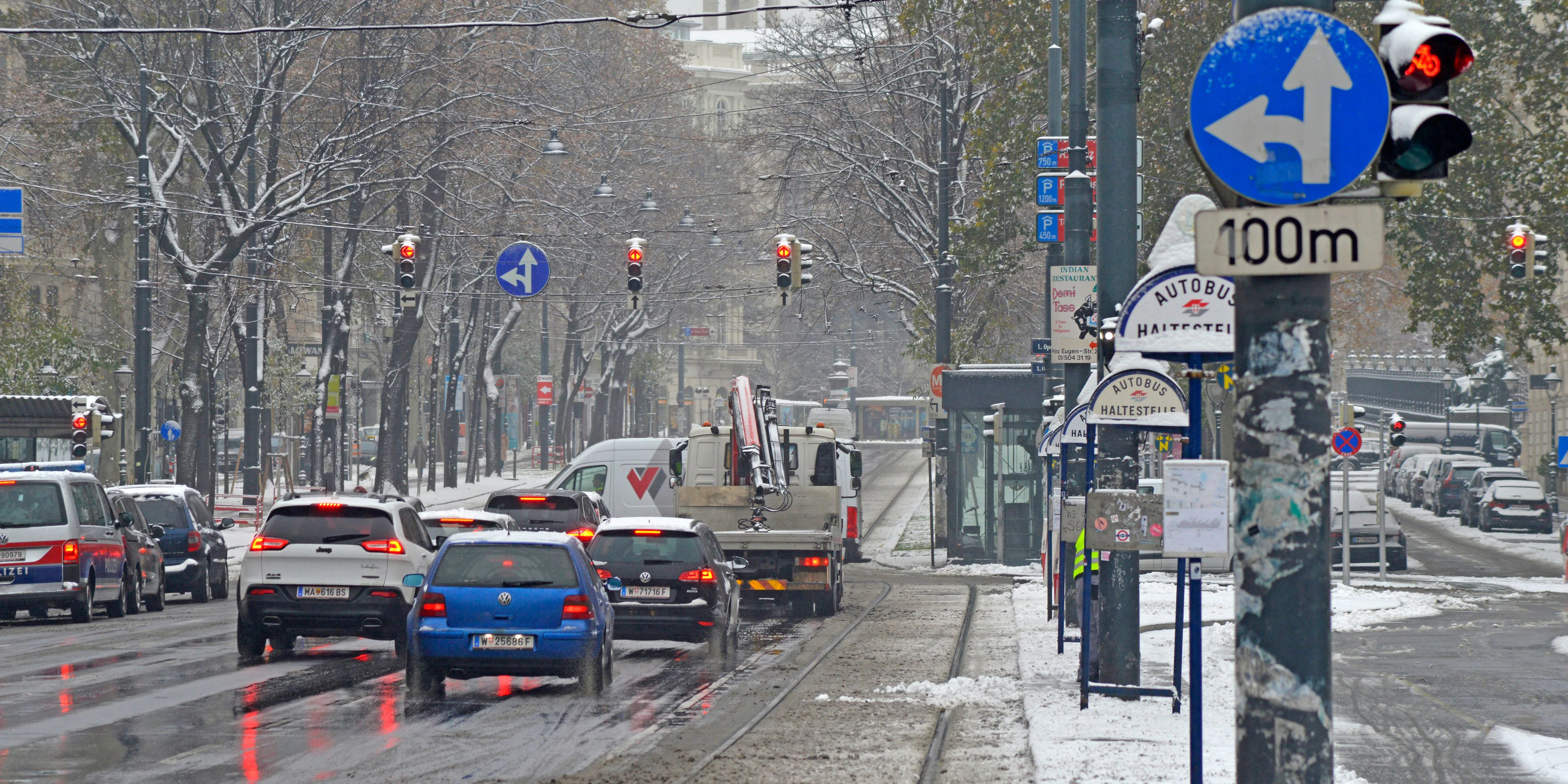 Der Schnee kommt nach Österreich zurück.