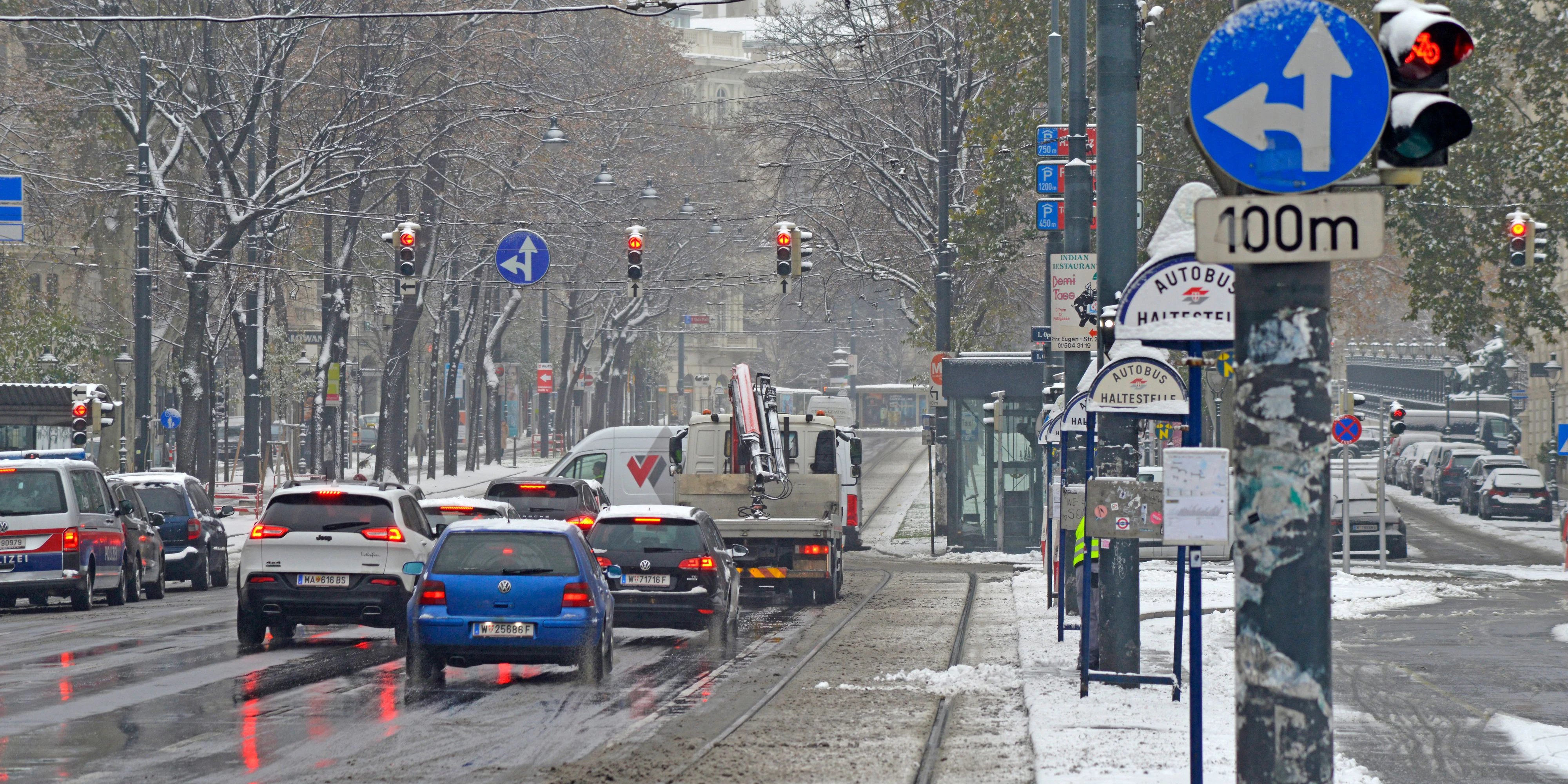 Der Schnee kommt nach Österreich zurück.