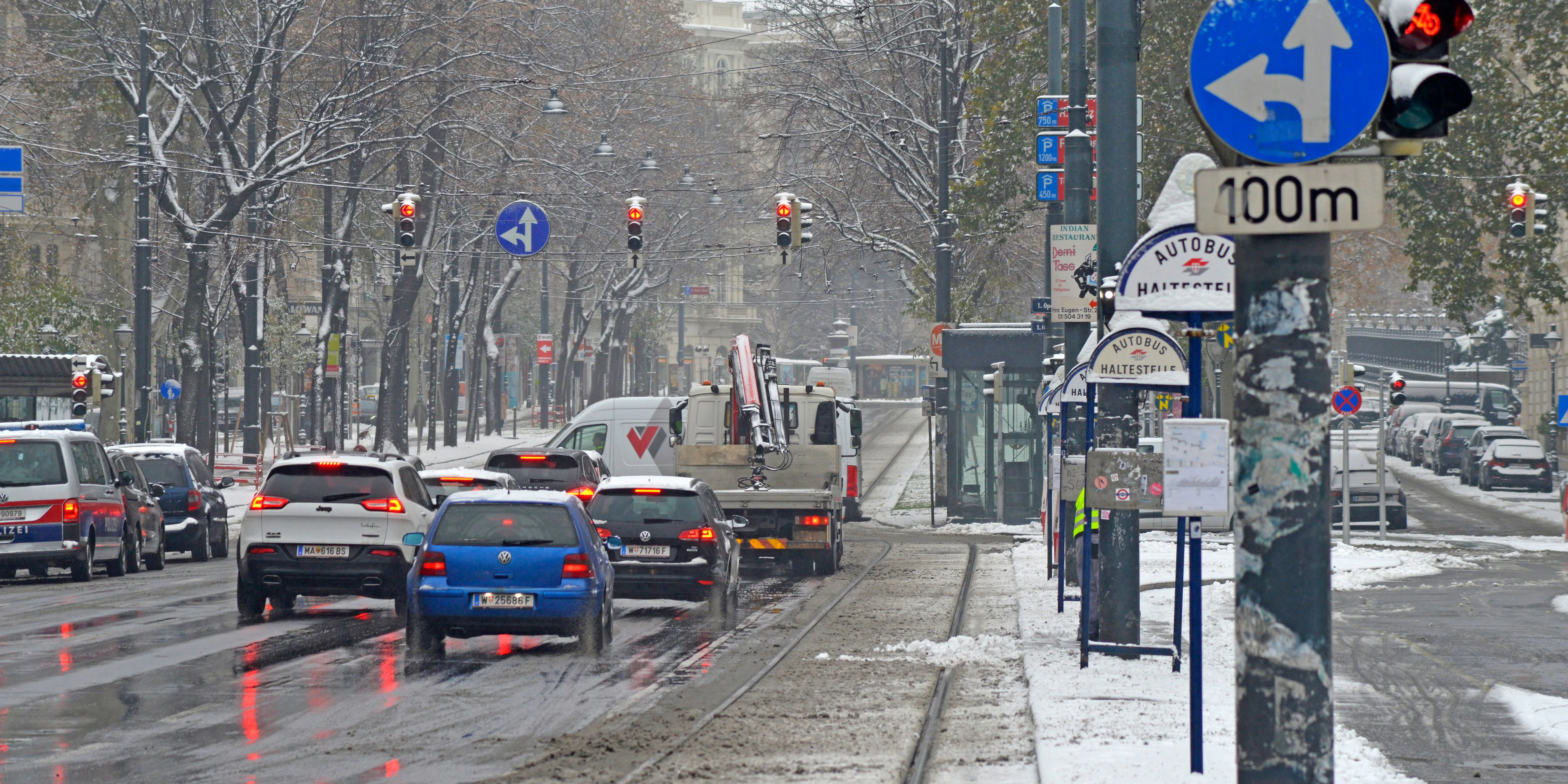Der Schnee kommt nach Österreich zurück.
