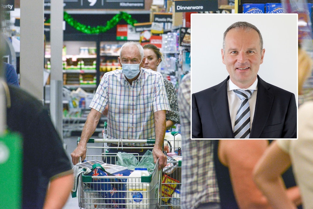 Michael G. wurde dem Geschäft verwiesen, weil er keine Maske trug.&nbsp;