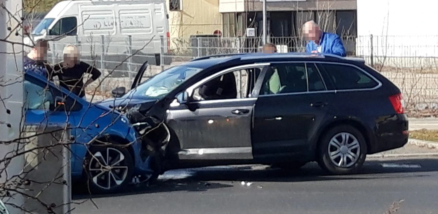 In Wien-Liesing krachte es am Freitag
