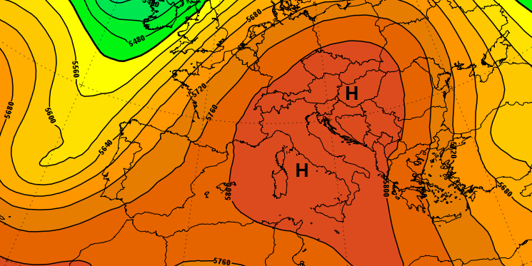 Wärmewelle in Europa.