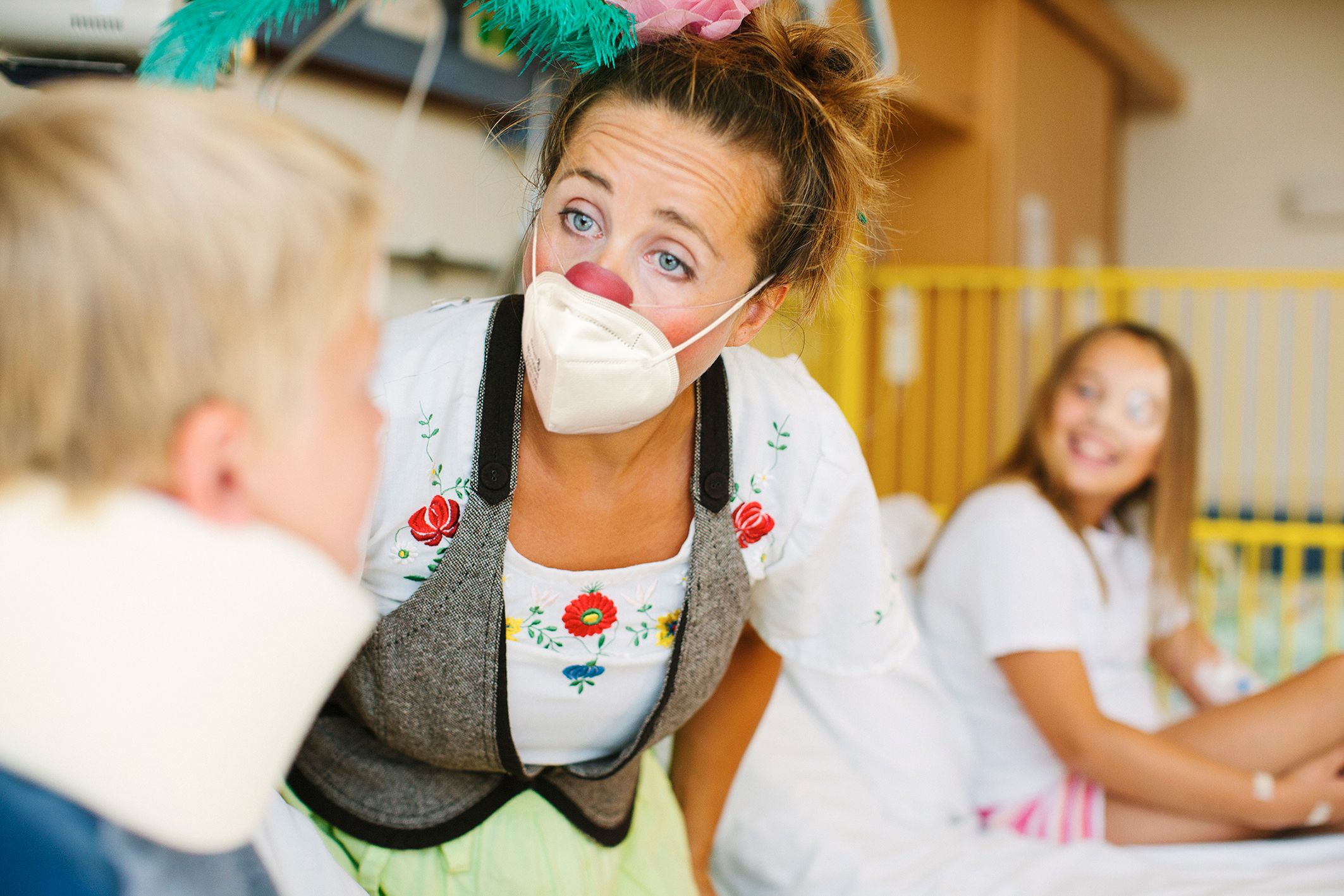 Marie Miklau schlüpft schon seit 10 Jahren in die Rolle der Clownin: "Dr. DI Dagmar" 