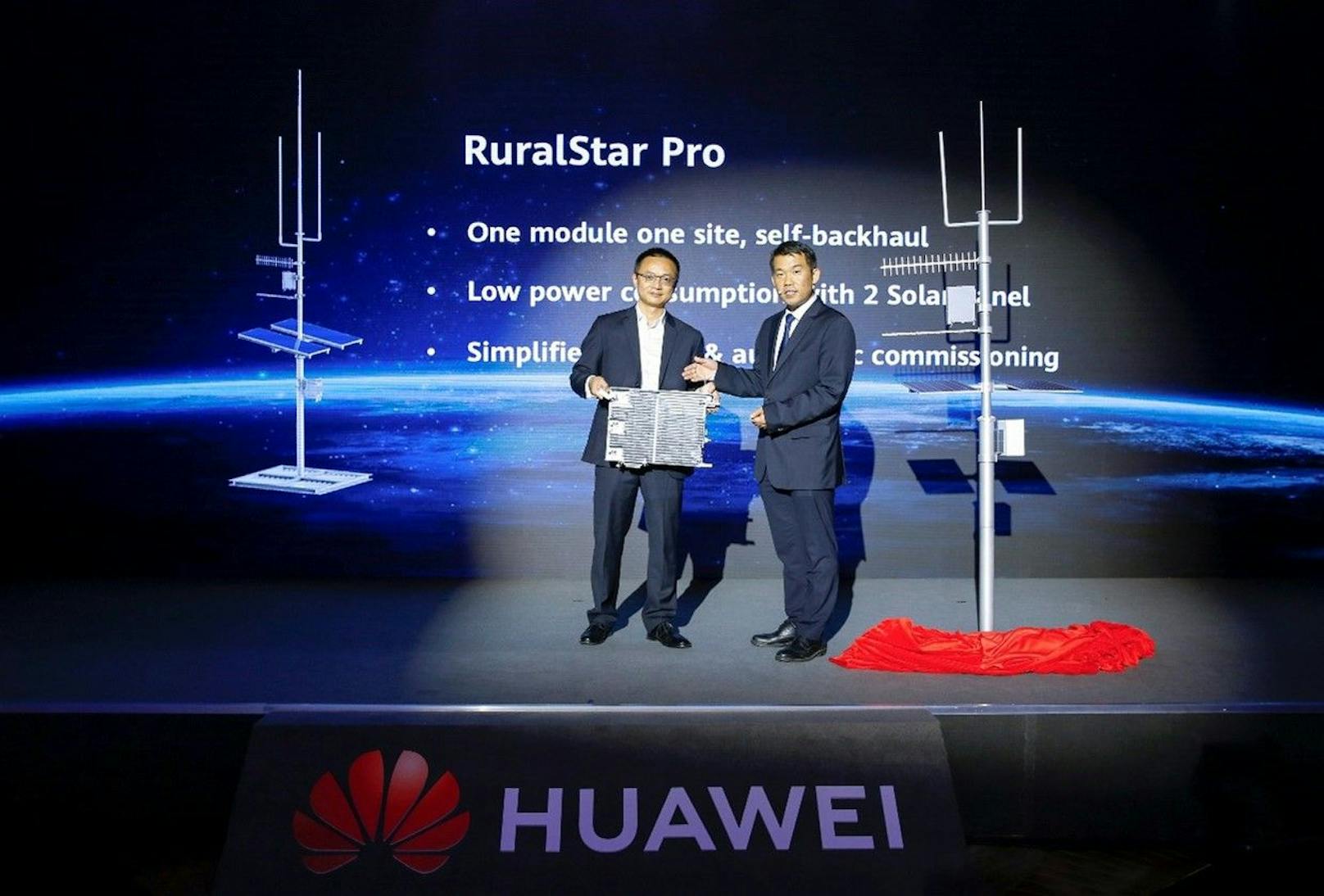 David Guo präsentiert Huawei RuralStar Pro.
