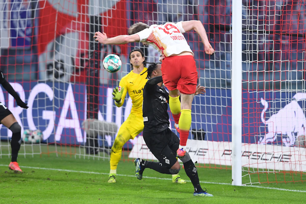 Alexander Sörloth erzielt das Tor. 