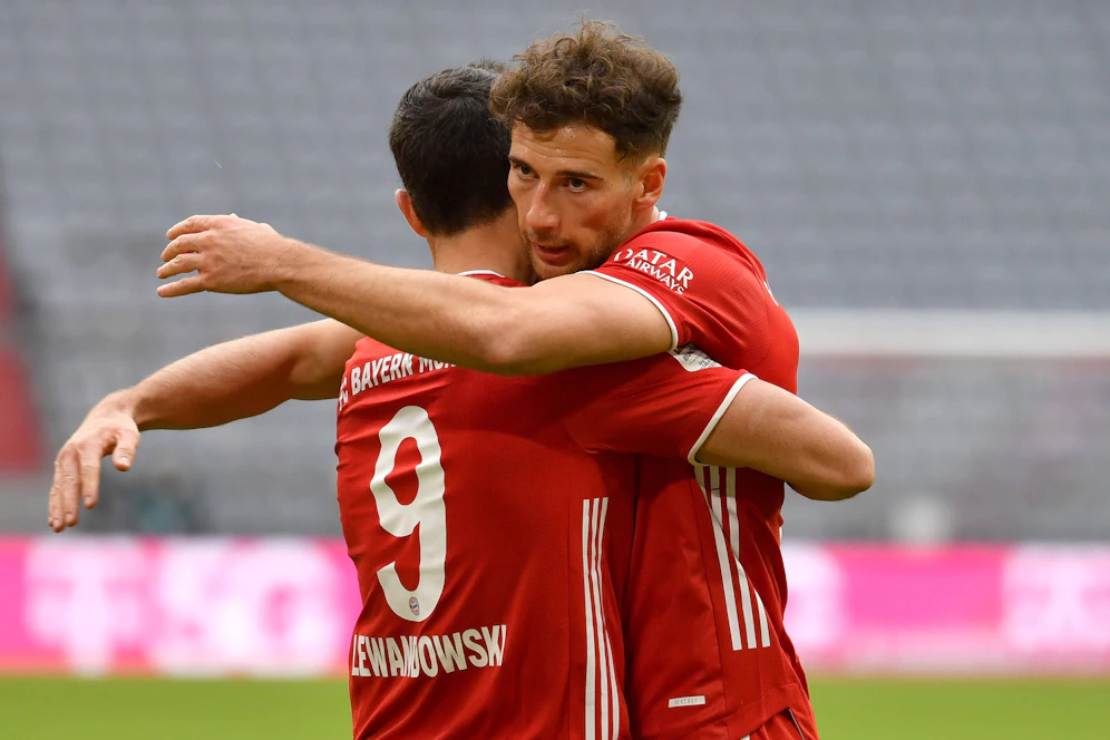 Die Bayern schlagen Köln. 