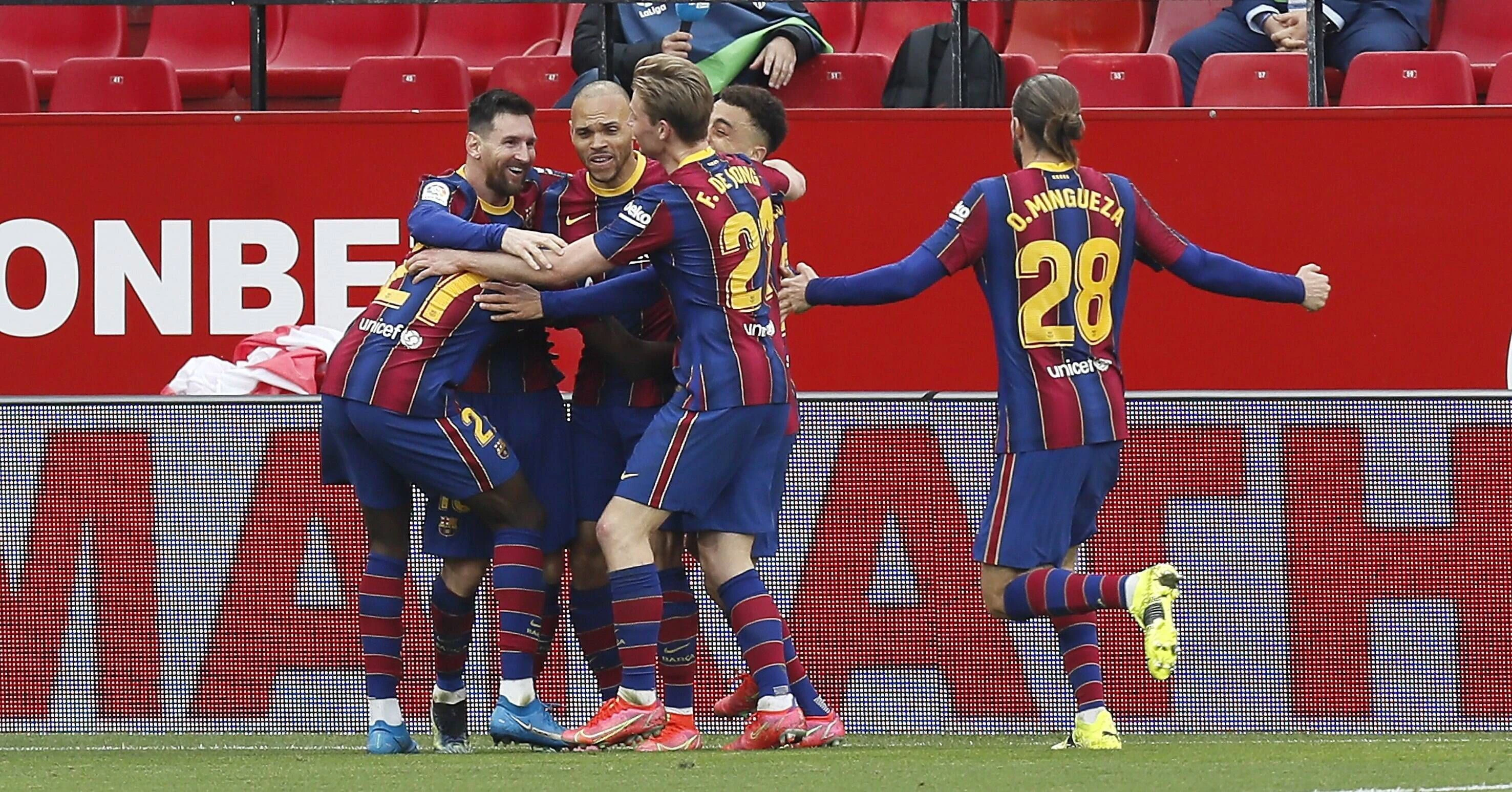 Lionel Messi sit der Barcelona-Matchwinner. 