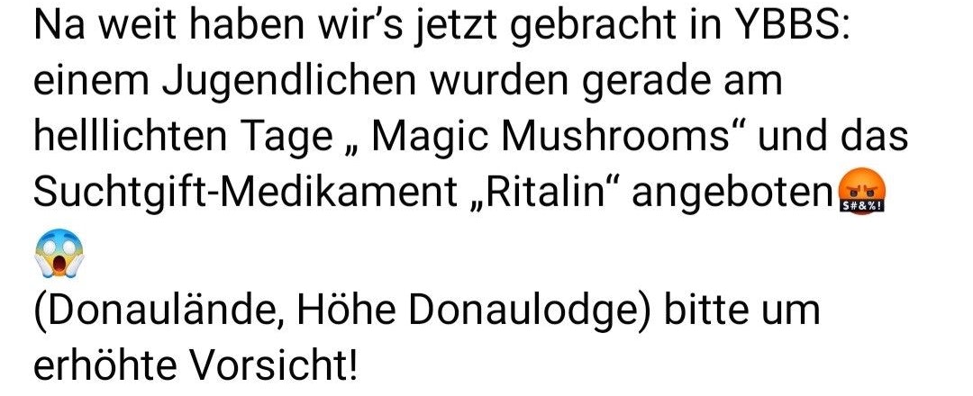 Aufregung um Dealer in Ybbs.