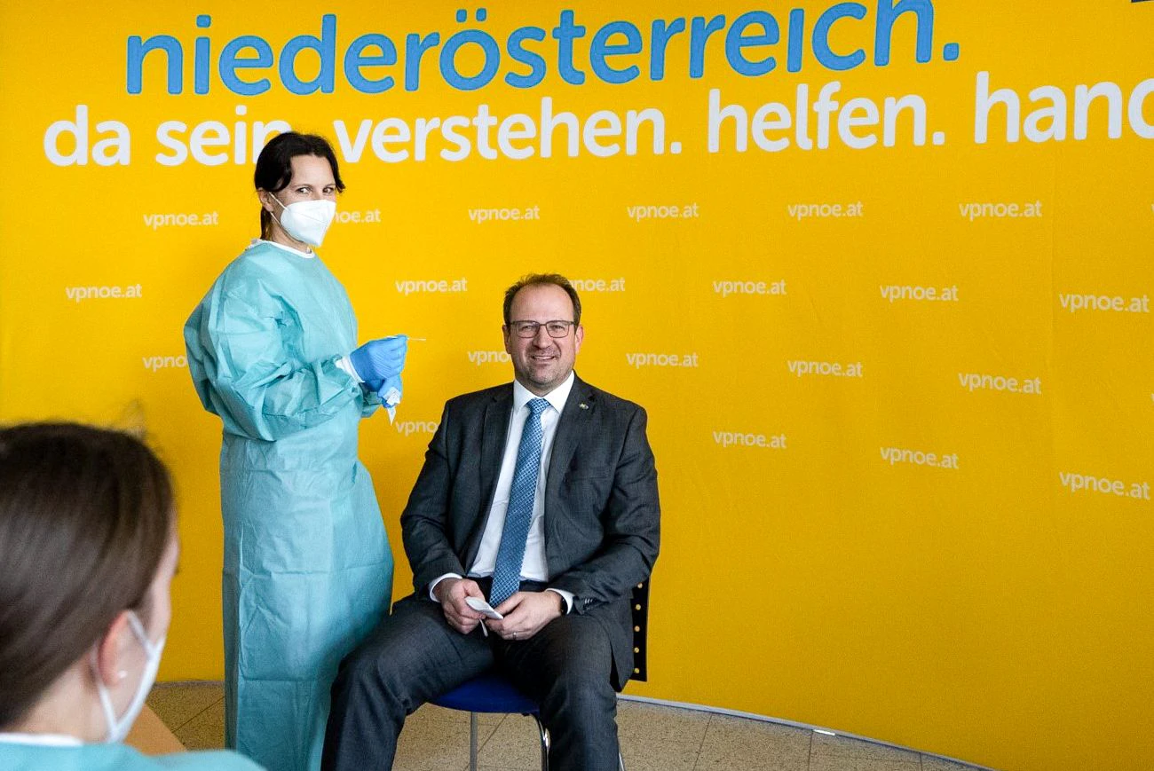 VPNÖ-Manager Bernhard Ebner lässt sich testen.