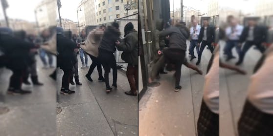 Schlägerei in der Wiener City