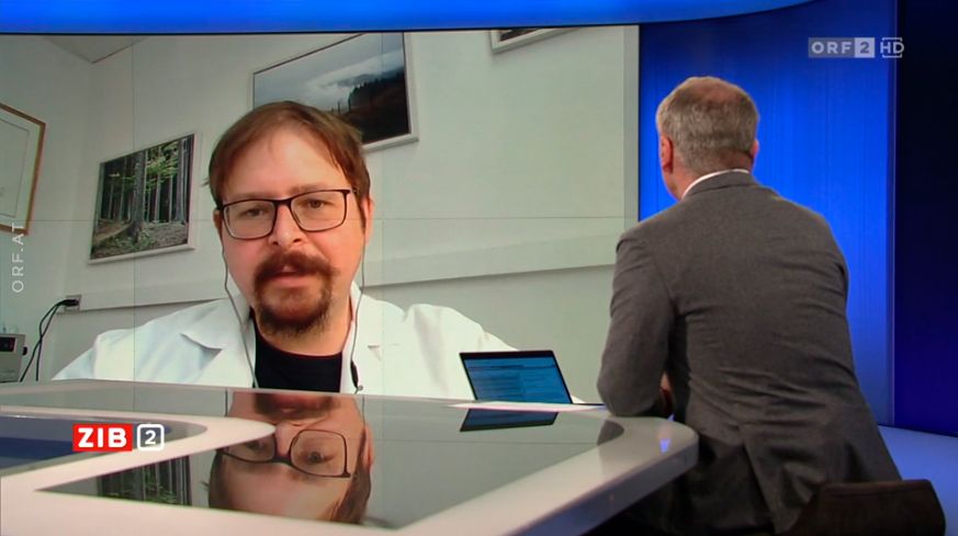 Impfstoffexperte Florian Krammer in der "ZiB2"