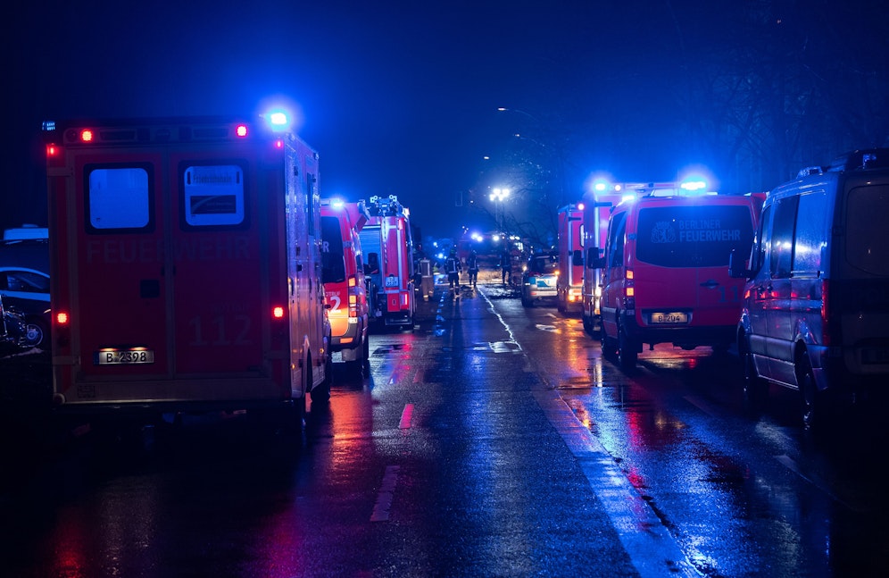 Berlin Feuer-Unfall 