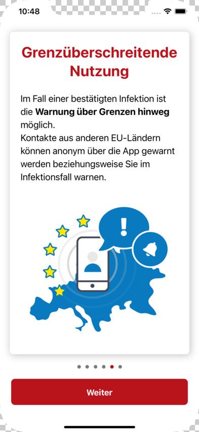 Stopp Corona-App warnt in der EU jetzt grenzüberschreitend.