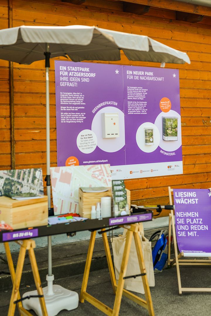 Die Liesinger wünschen sich Möglichkeiten zum Spazieren und Relaxen, sowie Areale um Sport zu betreiben.