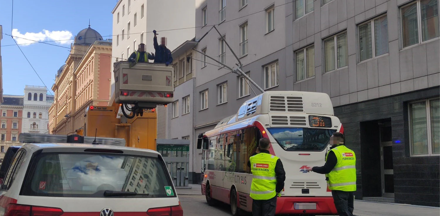 In der Wiener Innenstadt kam es am Donnerstag zu Verzögerungen