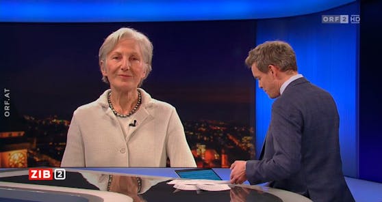 Irmgard Griss zu Gast bei Martin Thür in der "ZiB2" am 4. Februar 2021
