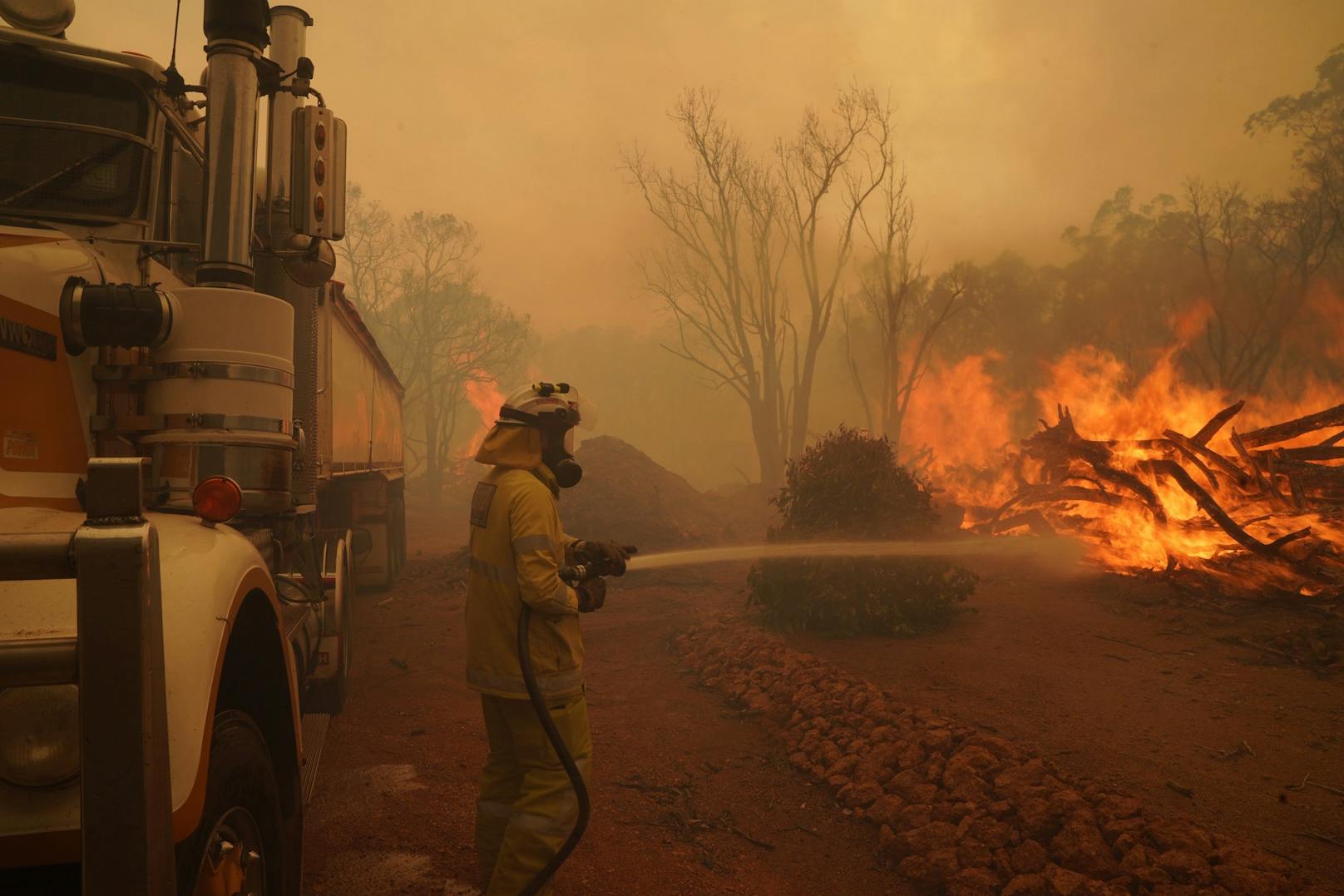 Die Brände zerstörten bereits über 10.000 Hektar Land und 81 Wohnhäuser.