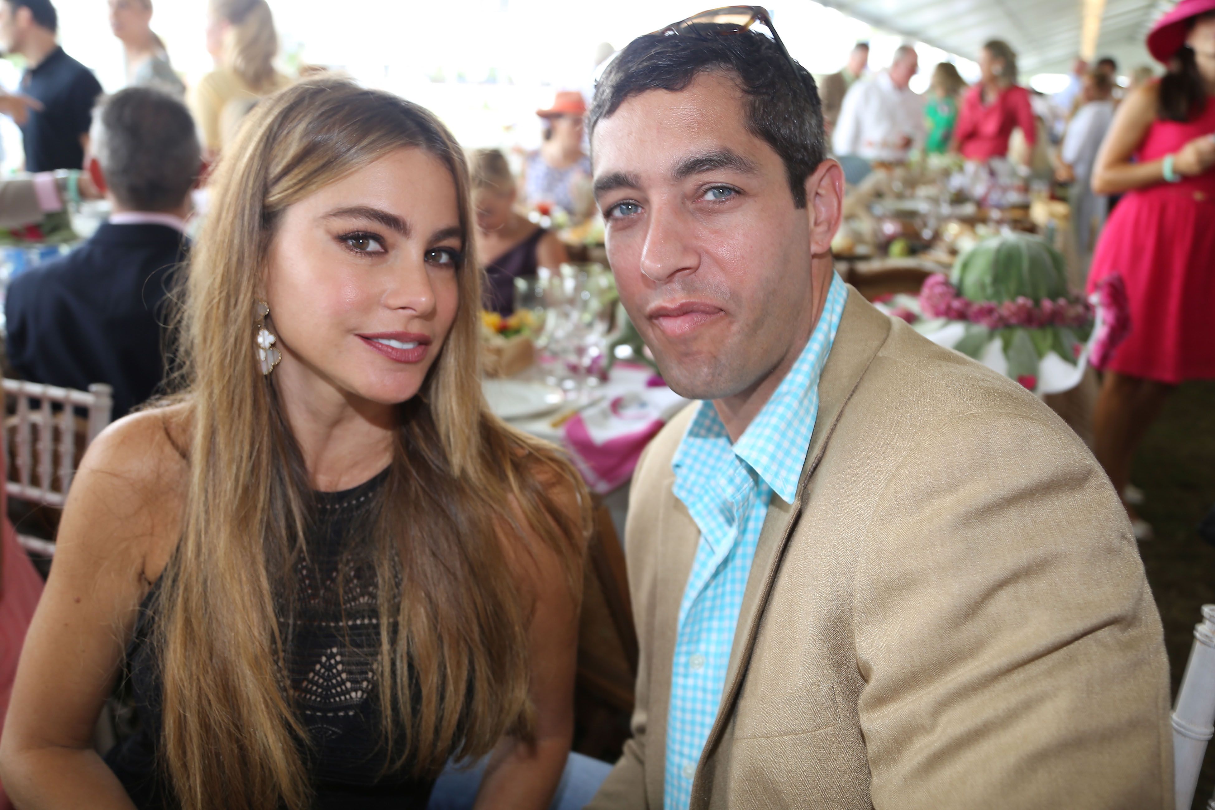 Schauspielerin <strong>Sofia Vergara</strong>und Unternehmer <strong>Nick Loeb</strong>.<br>