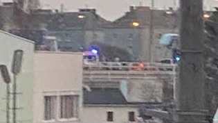 Geisterfahrer Unfall am Knoten Nußdorf in Wien-Brigittenau