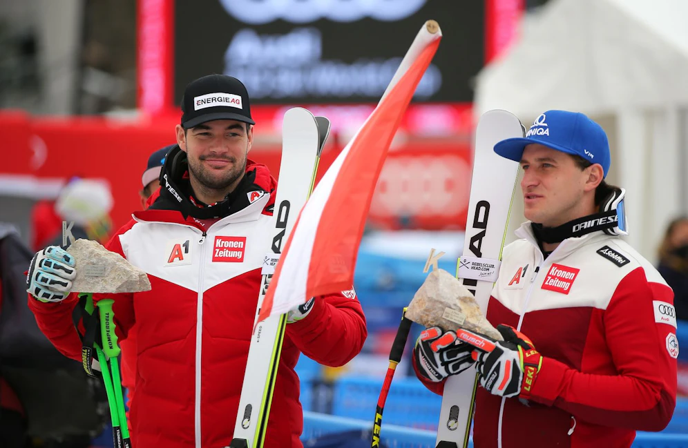 Vincent Kriechmayr und Matthias Mayer