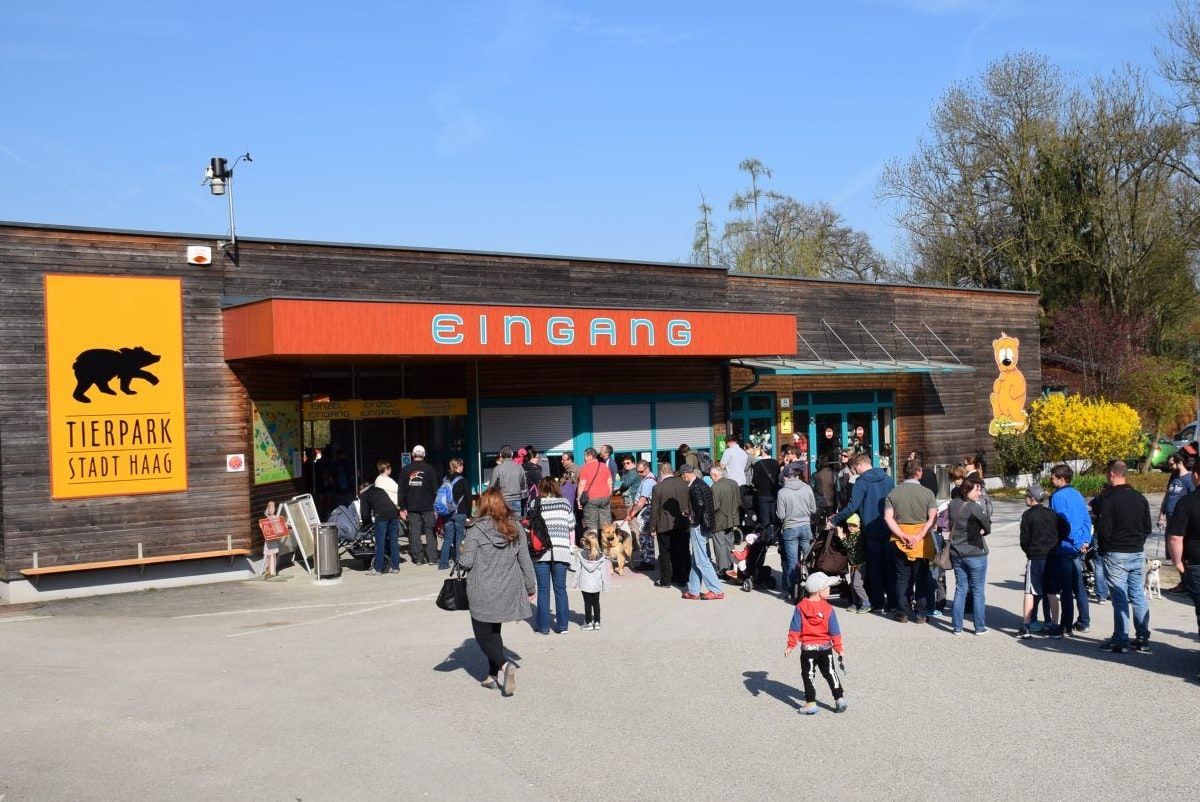 Die FFP2-Maskenpflicht gilt im gesamten Tierpark Haag.